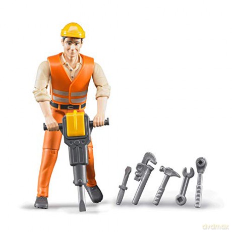 Figurka robotnika z akcesoriami [FIGURKA]