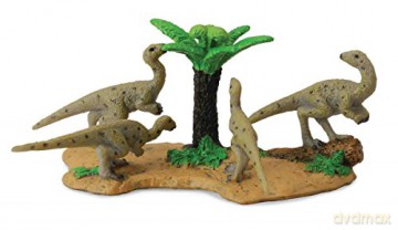 Figurki dinozaurów + drzewo [FIGURKA]