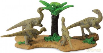 Figurki dinozaurów + drzewo [FIGURKA]