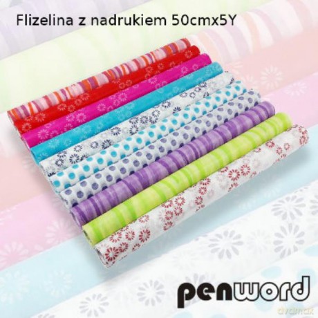 Flizelina z nadrukiem (wysyłka lossowa)