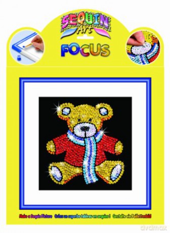 Focus sequin Art Teddy