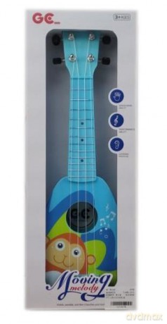 Gitara - niebieska w pudełku