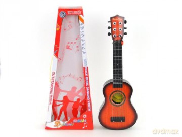 Gitara plastikowa strunowa w pudełku