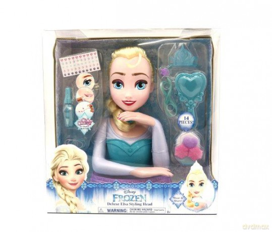 Głowa do stylizacji Deluxe Elsa