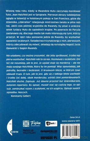 Nagość Życia Opowieści z Bagien Rwandy - Jean Hatzfeld [KSIĄŻKA]