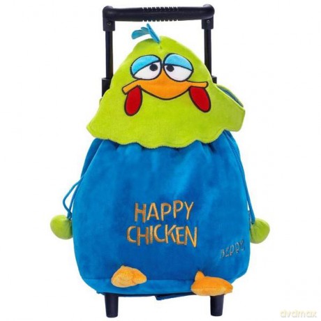 Happy Chicken trolley niebieski