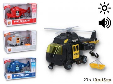 Helikopter światło, dźwięk w pudełku