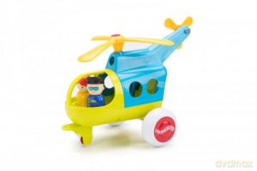 Helikopter z figurką Jumbo Fun Colors