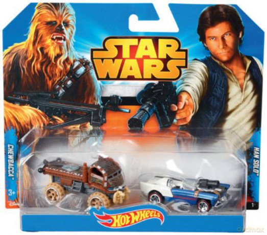 Hot Wheels SW Samochodziki bohaterowie dwupak