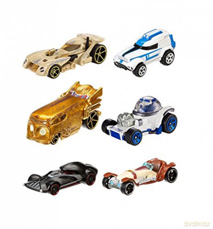Hot Wheels SW Samochodziki bohaterowie dwupak