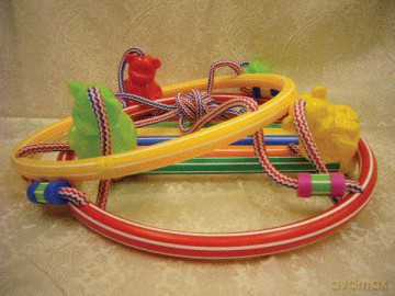 Huśtawka OKRĄGŁA plastikowa w worku