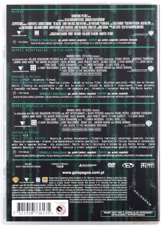 Matrix Trylogia [BOX] [5DVD]