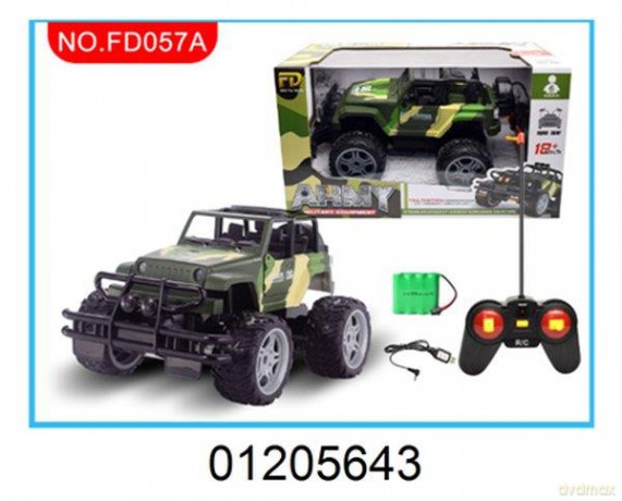 Jeep wojskowy na radio
