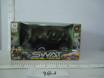 Jeep wojskowy na radio