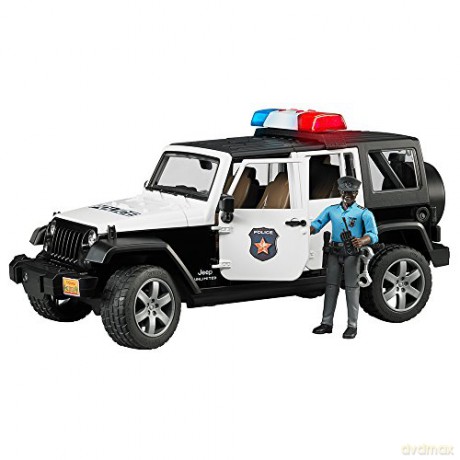 Jeep Wrangler Unlimited Rubicon policyjny z figurką