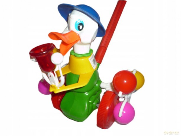 Kaczka klepaczka do pchania