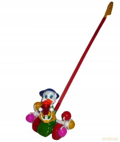 Kaczka klepaczka do pchania