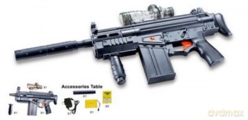 Karabin na kulki wodne Assault z ładowarką