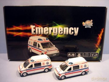 Karetka pogotowia Emergency z dźwiękiem
