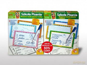 Karotka szkoła pisania - Alfabet - Liczby