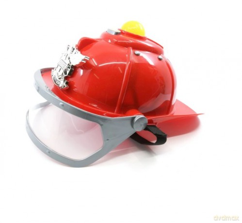Kask strażacki z dźwiękiem, karton