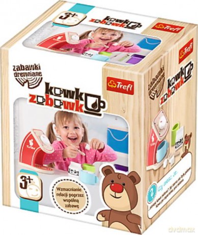 Kawka Zabawka drewniana