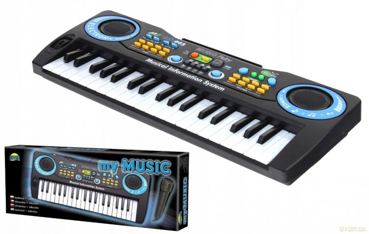 Keyboard z mikrofonem