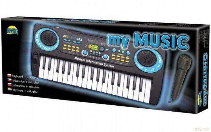 Keyboard z mikrofonem