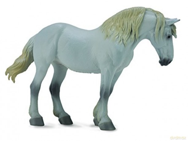 Klacz rasy Percheron mare - grey [FIGURKA]