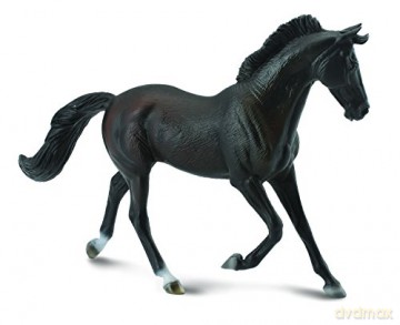 Klacz Thoroughbred maści czarnej [FIGURKA]
