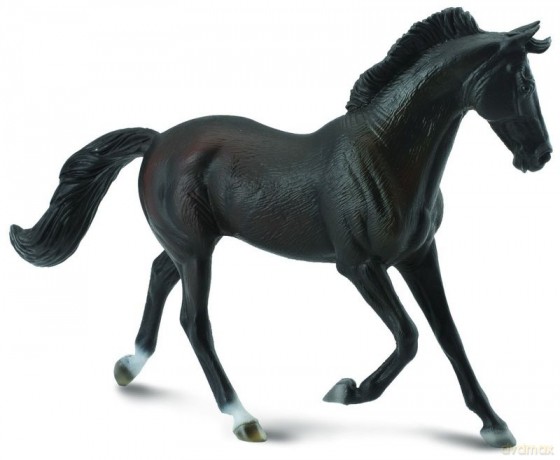Klacz Thoroughbred maści czarnej [FIGURKA]