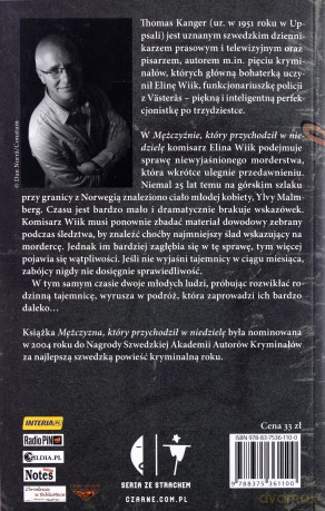 Mężczyzna Który Przychodził W Niedzielę - Thomas Kanger [KSIĄŻKA]