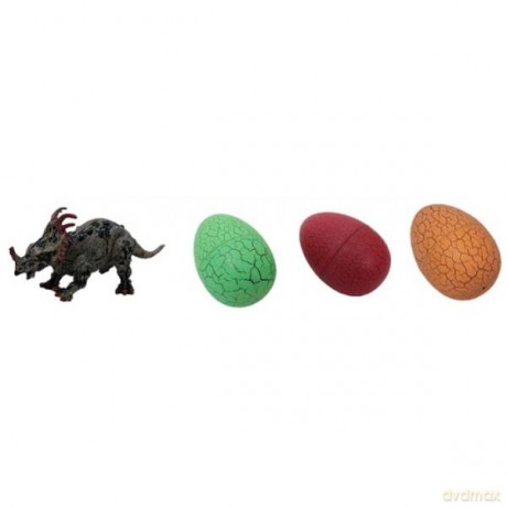Klocki dinozaury w jajku mix kolorów [KLOCKI]