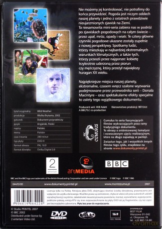 Potęga natury: Szaleństwa pogody / Maszyna czasu / Piorun Pakiet (BBC) [3DVD]