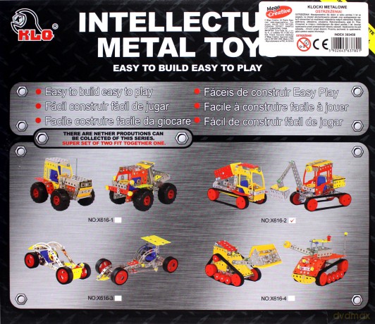 Klocki konstrukcyjne metalowe [KLOCKI]