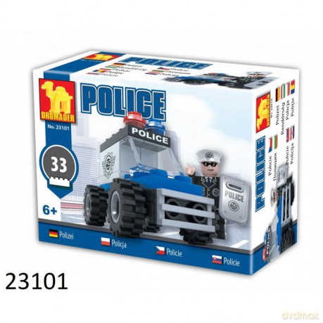Klocki Policja - wóz policyjny [KLOCKI]