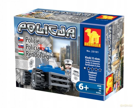 Klocki Policja - wóz policyjny [KLOCKI]