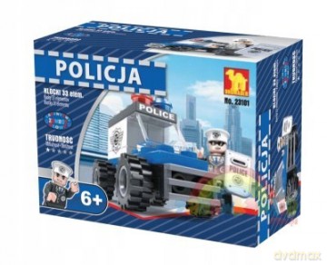 Klocki Policja - wóz policyjny [KLOCKI]
