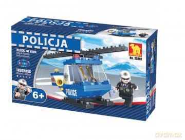 Klocki policja Helikopter policyjny [KLOCKI]
