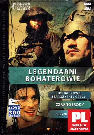 BOX Legendarni Bohaterowie: Bohaterowie Starożytnej Grecji / Czarnobrody / Czyngis Chan (BBC) [3DVD]