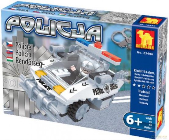 Klocki Policja Pojazd policyjny [KLOCKI]