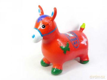 Konik gumowy do skakania