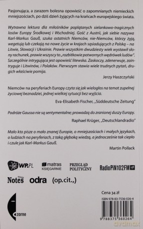 Niemcy Na Peryferiach Europy. Wędrówki przez Litwę, Spisz i brzeg Morza Czarnego  - Karl Markus Gaub [KSIĄŻKA]