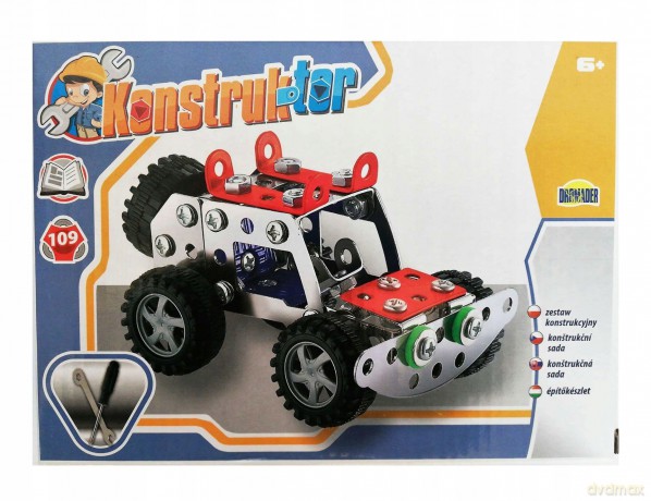 Konstruktorek Klocki matal - Jeep [KLOCKI]