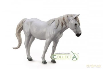 Koń rasy Camargue maści szarej [FIGURKA]