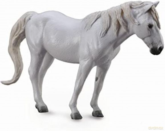 Koń rasy Camargue maści szarej [FIGURKA]