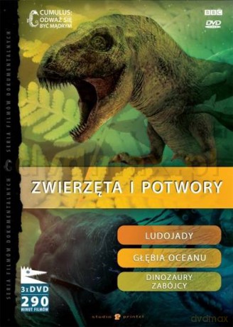 BOX Zwierzęta i Potwory: Dinozaury zabójcy / Głębia oceanu / Ludojady (BBC) [3DVD]