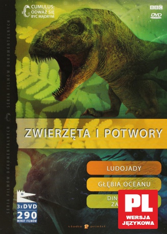 BOX Zwierzęta i Potwory: Dinozaury zabójcy / Głębia oceanu / Ludojady (BBC) [3DVD]