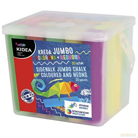 Kreda Jumbo kolorowa+ neonowa