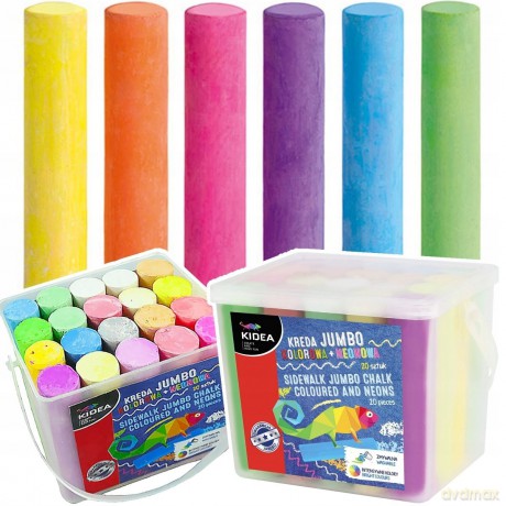 Kreda Jumbo kolorowa+ neonowa